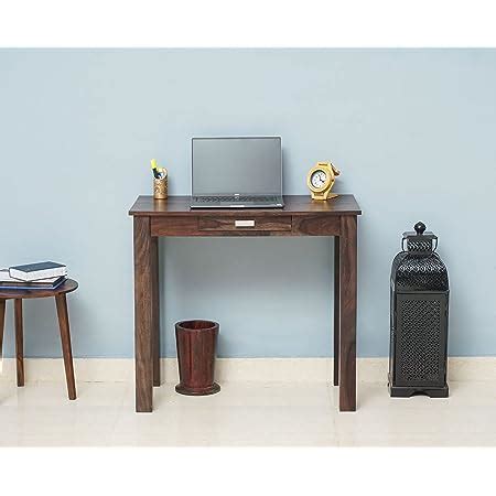 WOODEFLY Sheesham Wooden 1 Drawer Study Table for Students -Laptop ...
