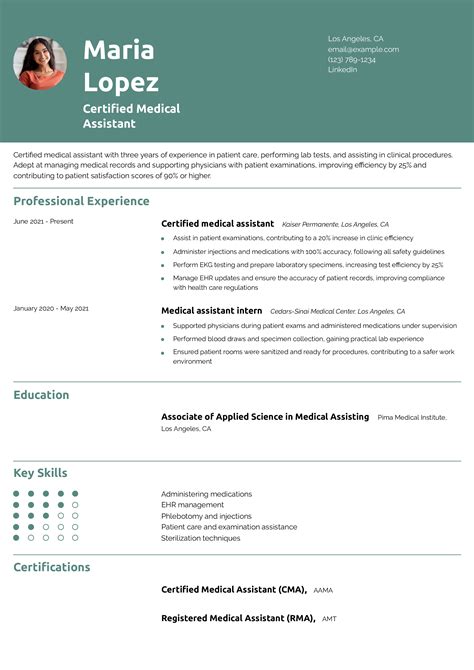 20 Medical Assistant Resume Examples and Templates for 2026 - Resume.org