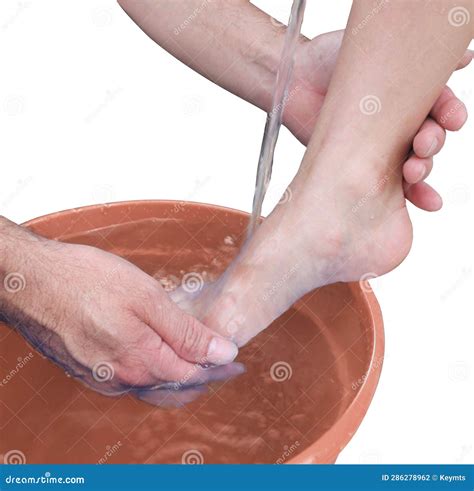 Image result for Foot Washing Cartoon