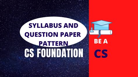 Image result for CS Foundation Exam Pattern
