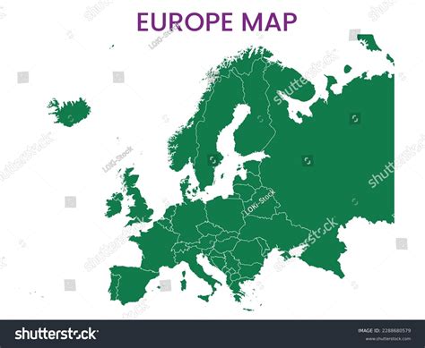 Detailed Map of Europe 的图像结果