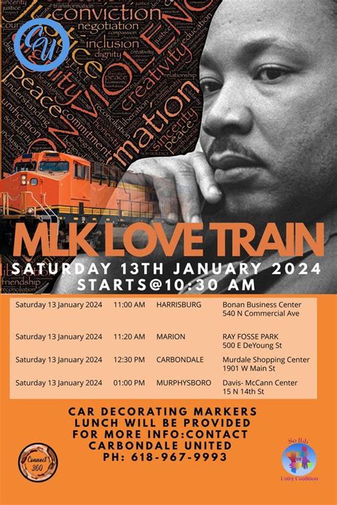 MLK Love Train, Davis-McCann Civic Center, Murphysboro, 13 January 2024 ...