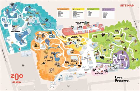 Site Map | Zoo de Granby