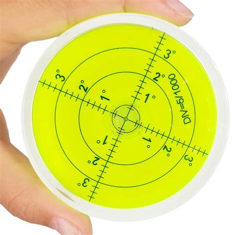 Magnetic Round Bubble Level Tool Bullseye Inclinometer Machinist Pocket ...