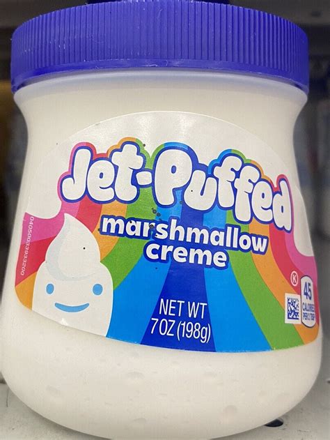 Kraft Jet-Puffed Marshmallow Creme, Fluffy Spread, Sweet Marshmallow ...
