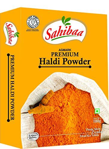 SAHIBA Pack of 2 Haldi Powder of 100g each : Amazon.in: Grocery ...