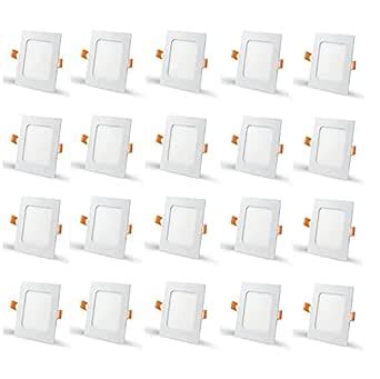 Buy D'Mak 6 Watt Square Led Conceal Panel Light for False Ceiling & POP ...