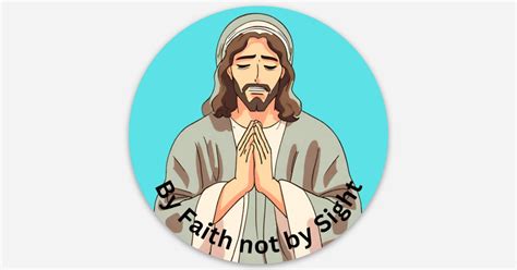 By Faith Not Sight by By Faith Stickers | Circle stickers | Sticker ...