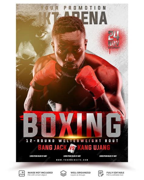 Boxing Promo Poster 的图像结果