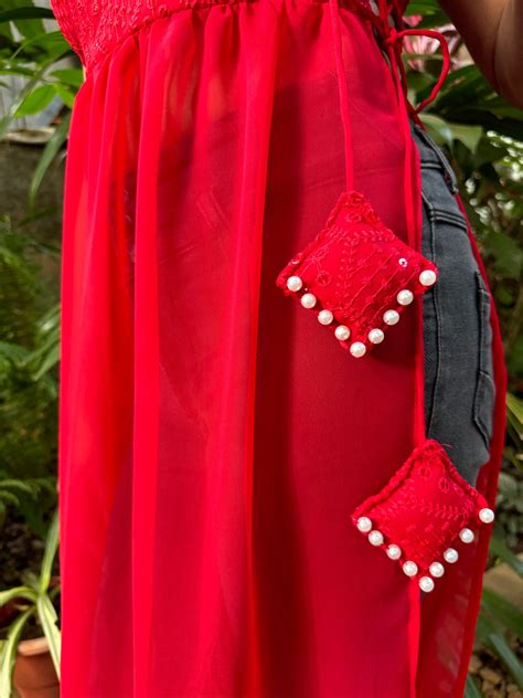 Rani side tassel nyra cut – blissbysiddhi