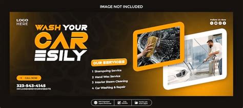 Wash your car easily - professional car wash services promotional ...