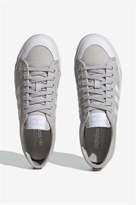 adidas Originals plimsolls Nizza gray color at PRM US