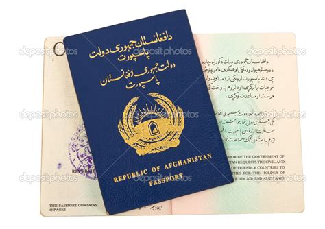 republik afghanistan passport — Stockfoto © blinow61 #14534489