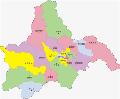 成都高新区辖区地图展示_地图分享