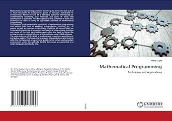 Mathematical Programming : Neha Gupta: Amazon.in: Books