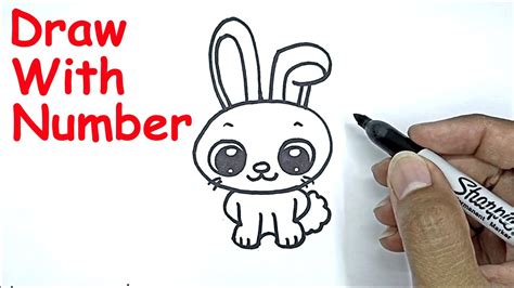 Image result for Drawing Rabbits Using Number 2