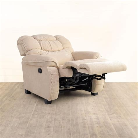 Buy Helios Verona Fabric 1-Seater Recliner - Cream from Helios by Home ...