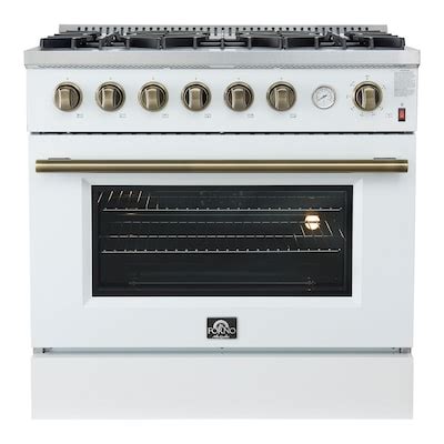 White 36-in Gas Ranges at Lowes.com