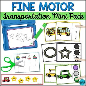 Transportation Fine Motor Activities 的图像结果