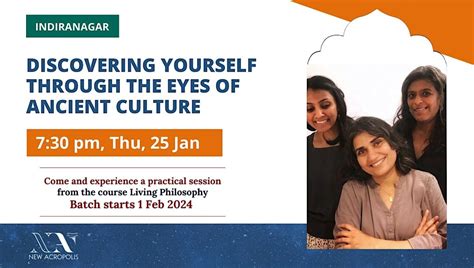 Discover Yourself - An Experiential session, New Acropolis Indiranagar ...