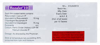 Rozalet 10 Tablet – Heart Attack Treatment