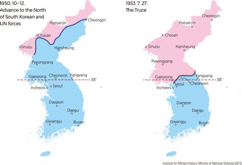 North And South Korean Border Korean