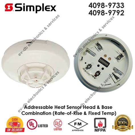 Image result for Addressable Heat Detector Base Simplex