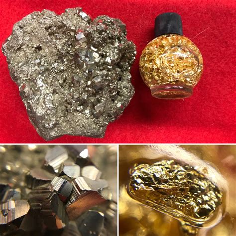 Pyrite Vs Gold Flakes