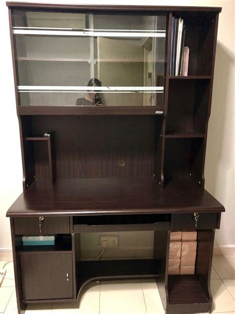 Study and Computer Table with Book Shelf 的图像结果