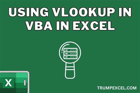 Image result for VLOOKUP Using VBA Code