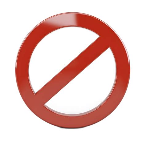 No Sign Transparent PNGs for Free Download