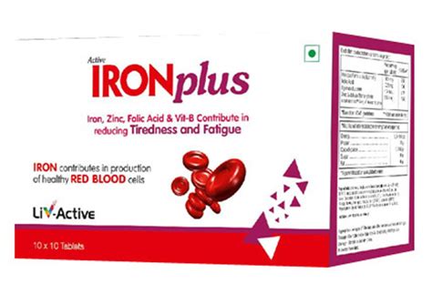 Iron Plus Tablets CRIUS LIFE SCIENCE GROUP