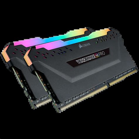 VENGEANCE® RGB PRO 32GB (2 x 16GB) DDR4 DRAM 3200MHz C16 Memory Kit — Black