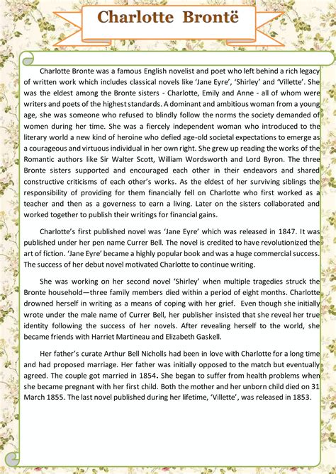 Charlotte Bronte | DOCX