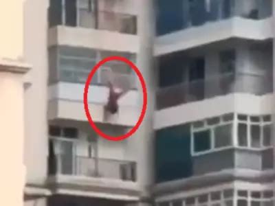 Woman Falls Down From Ninth-Floor Balcony