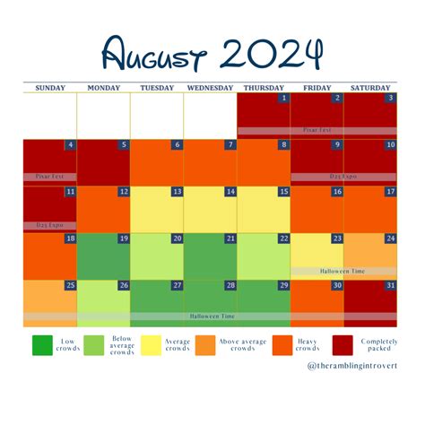 2024 disneyland crowd calendar – Artofit