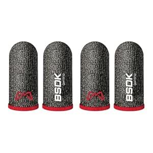 BSDK Gaming Thumb and Finger Sleeves | Silver Fiber Sleeves for The aim ...