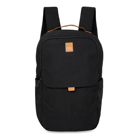 Buy ft Backpack Daily Black with Vegan Leather Trimmings Eco ...