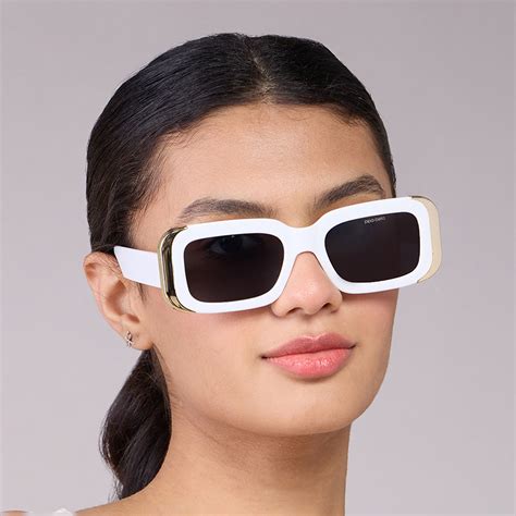 Buy Pipa Bella by Nykaa Fashion White Colorblock Gold Highlight Thick ...