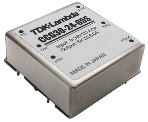 CCG30-24-05S TDK-Lambda | TDK-Lambda CCG 30 DC-DC Converter, 5V dc/ 6A ...