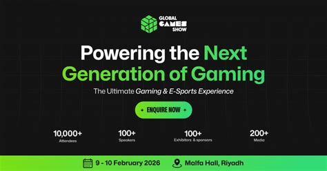 Global Games Show Riyadh - February 2026, Malfa Hall, Riyadh, 9 ...