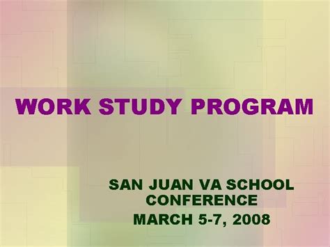 Image result for VA Works Study Program