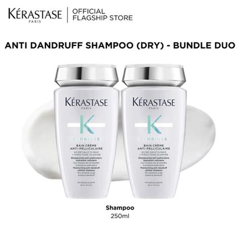 Promo Kerastase Bain Creme Symbiose 250ml Duo Anti Dandruff Shampoo ...