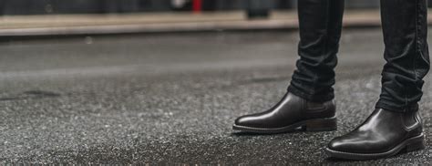 Men's Duke Chelsea Boot In Black Leather - Thursday Boot Company