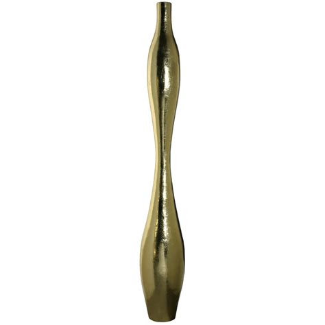 Copine Gold Floor Vase For Sale at 1stDibs