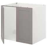 ENHET base cabinet for sink w doors, white, 80x62x75 cm (311/2x243 ...