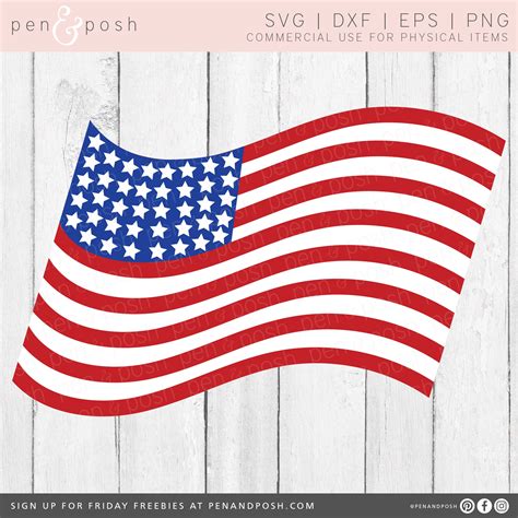 Waving Flag Svg - America Flag SVG - USA Flag SVG -american Flag Svg ...