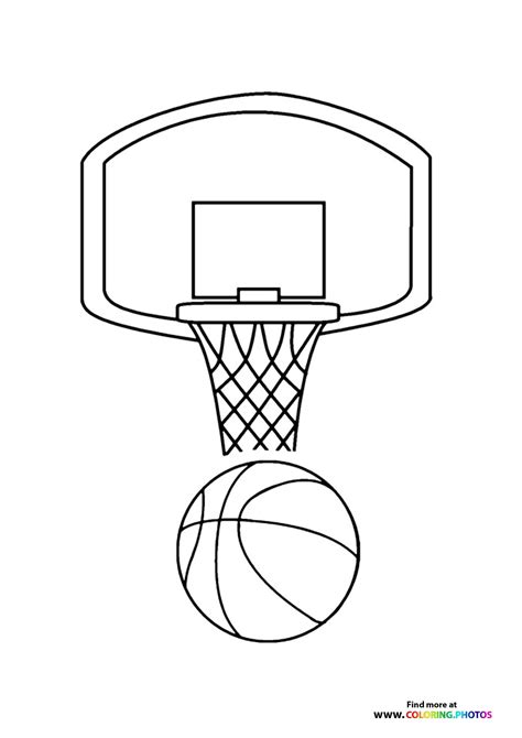 Coloring Sheets Basketball Basketball Coloring Pages Printable – Fun