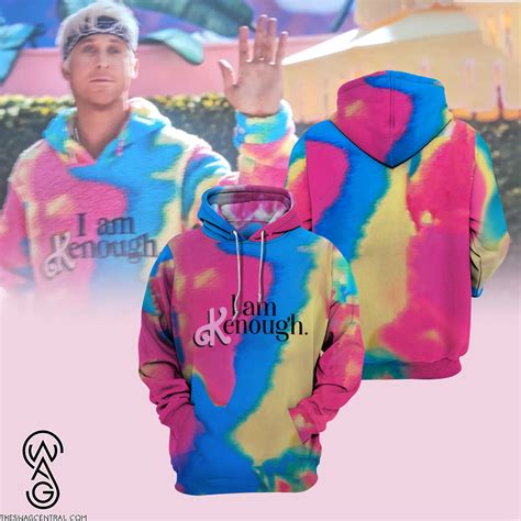 Barbie The Movie I Am Kenough Full Printing Hoodie