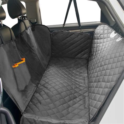 Amazon.com: Dog Car Seat Covers for Back Seat Waterproof with Mesh Window Durable Scratchproof ...
